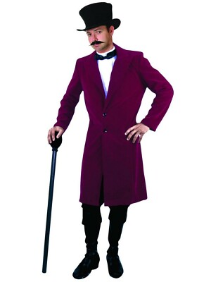 GENTLEMAN JIM FROCK COAT 19TH CENTURY VICTORIAN DICKENS STEAMPUNK COSTUME  JACKET | eBay