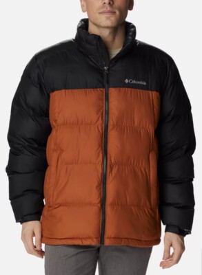 Columbia Men's Pike Lake Insulated Jacket XXL Warm Copper Black
