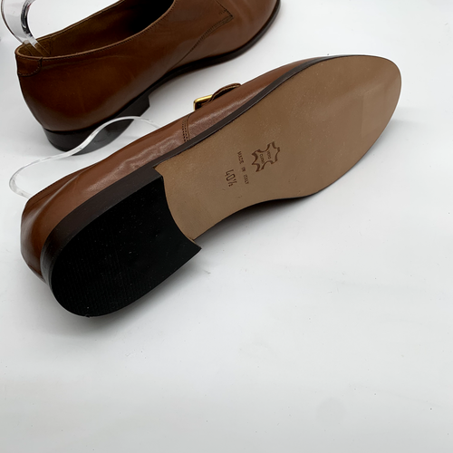 Russell & Bromley leather loafers shoes UK 7.5 EU40.5 VGC tan classic Vintage - Picture 9 of 12