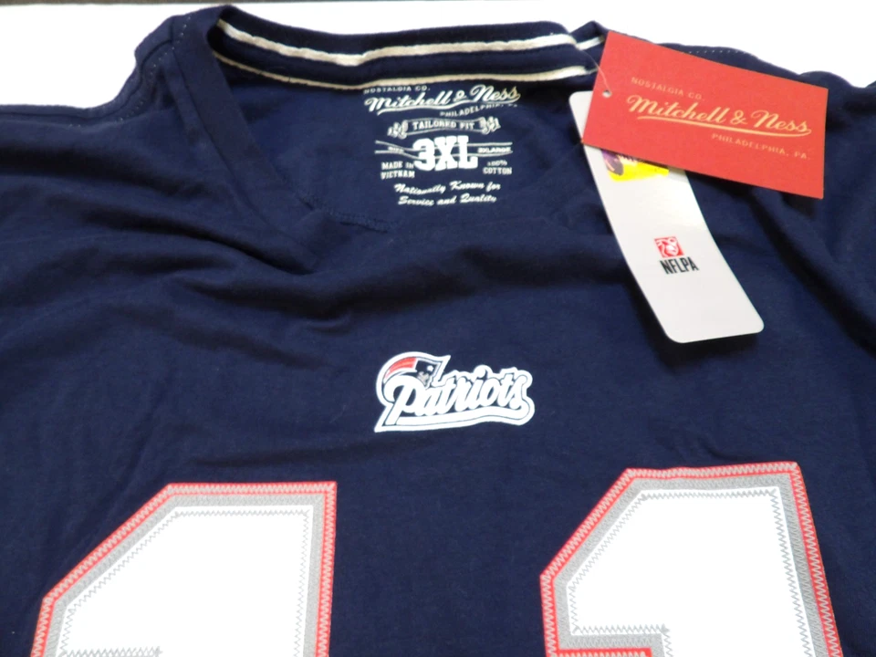 CAMISETA JERSEY NUEVA MITCHELL & NESS NFL PATRIOTAS DE NUEVA INGLATERRA DRAW BLEDSOE 3XL Foto 4 de 4