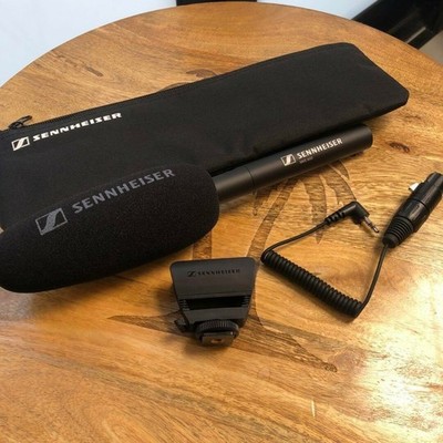 SENNHEISER MKE 600 Shotgun Microphone Black Tested w/ Accessory