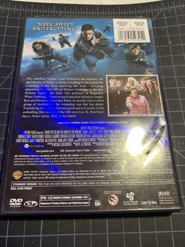 Harry Potter and the Order Of The Phoenix DVD - Picture 2 of 3