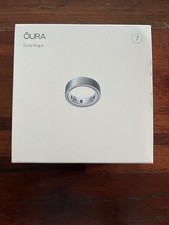 Oura Ring Gen 4 Brushed Silver Size 7 Activit...