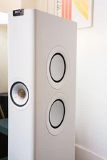 KEF LS60 Wireless Floorstanding Speakers (Pair) - White 