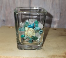 Handmade sea glass & turtle shot glass. Absol...