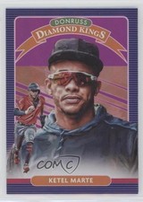 2020 Panini Donruss Diamond Kings Holo Purple Ketel Marte #28 0y59