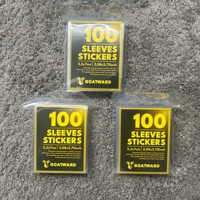 300x Premium Sticker Sleeves 53mmx70mm - z.B. Für Panini FIFA World Cup Sticker