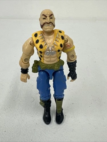 Vintage 1989 Hasbro GI JOE - Gnawgahyde Dreadnok Poacher Action Figure - ARAH