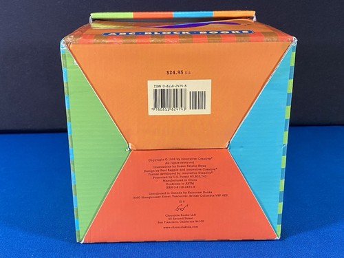 ABC Block Books w/ 26 Illustrated Learning Board Books in Box by Chronicle - Imagen 9 de 10