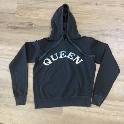 Queen Official Merch Black Pullover Hoodie Woman s Size XS Classic Rock Band