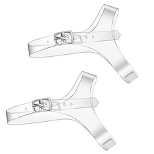Clear Invisible Shoelace, Transparent High Heel Shoe Straps for Women Detacha...
