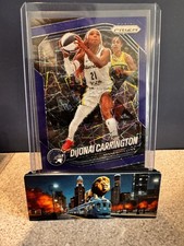 2025 Panini Prizm WNBA #9 DiJonai Carrington Blue Velocity Prizm