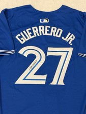 Vlad Guerrero Jr. Signed Toronto Blue Jays MLB Baseball Jersey with COA