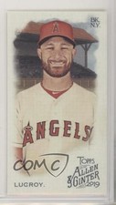 2019 Topps Allen & Ginter Mini Logo Back Jonathan Lucroy #214 7qg