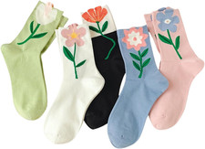 Cute Cotton Ankle Socks for Women - Novelty Design