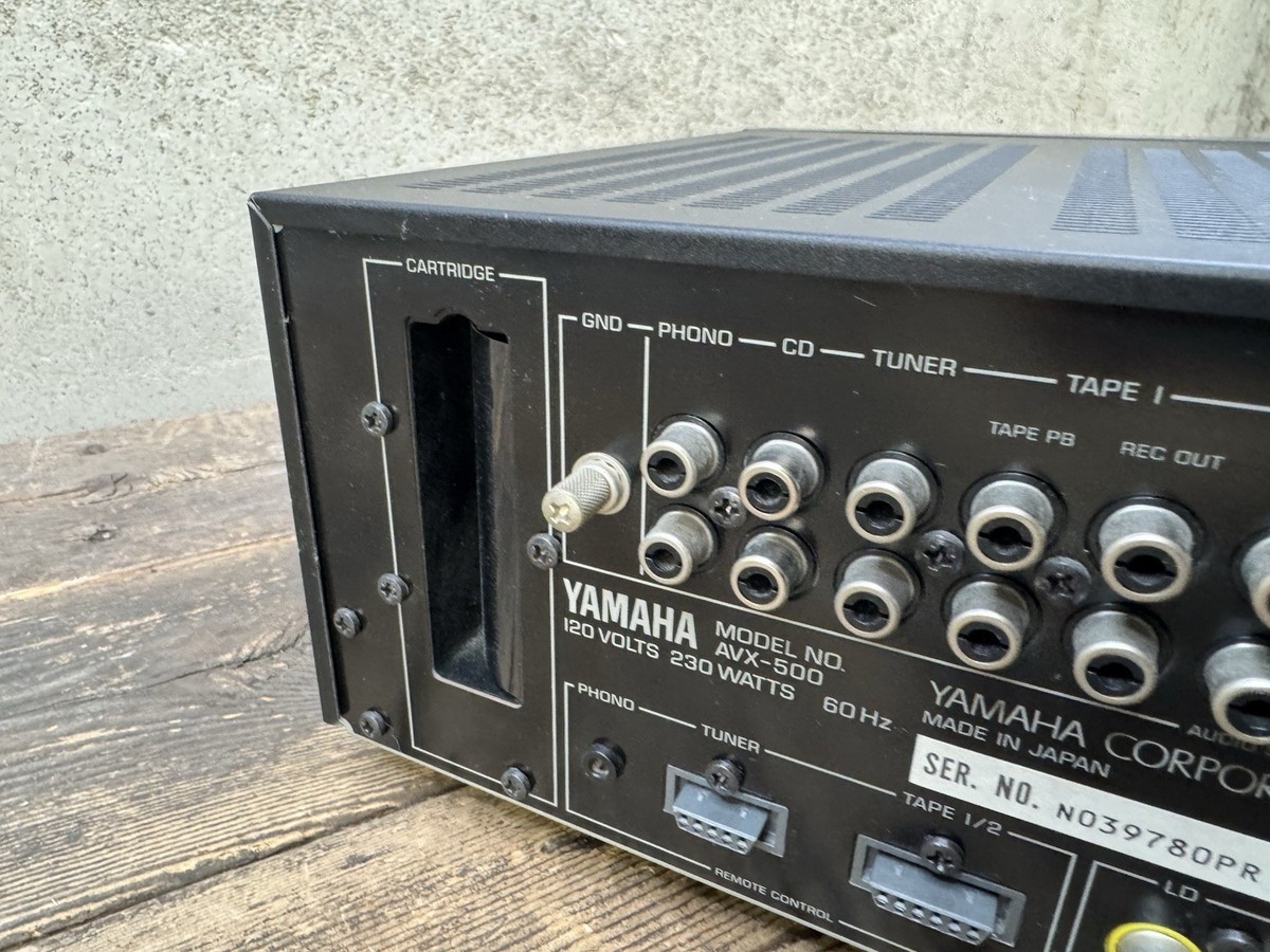 Yamaha AVX-500 Stereo Amplifier With Rare Remote | eBay
