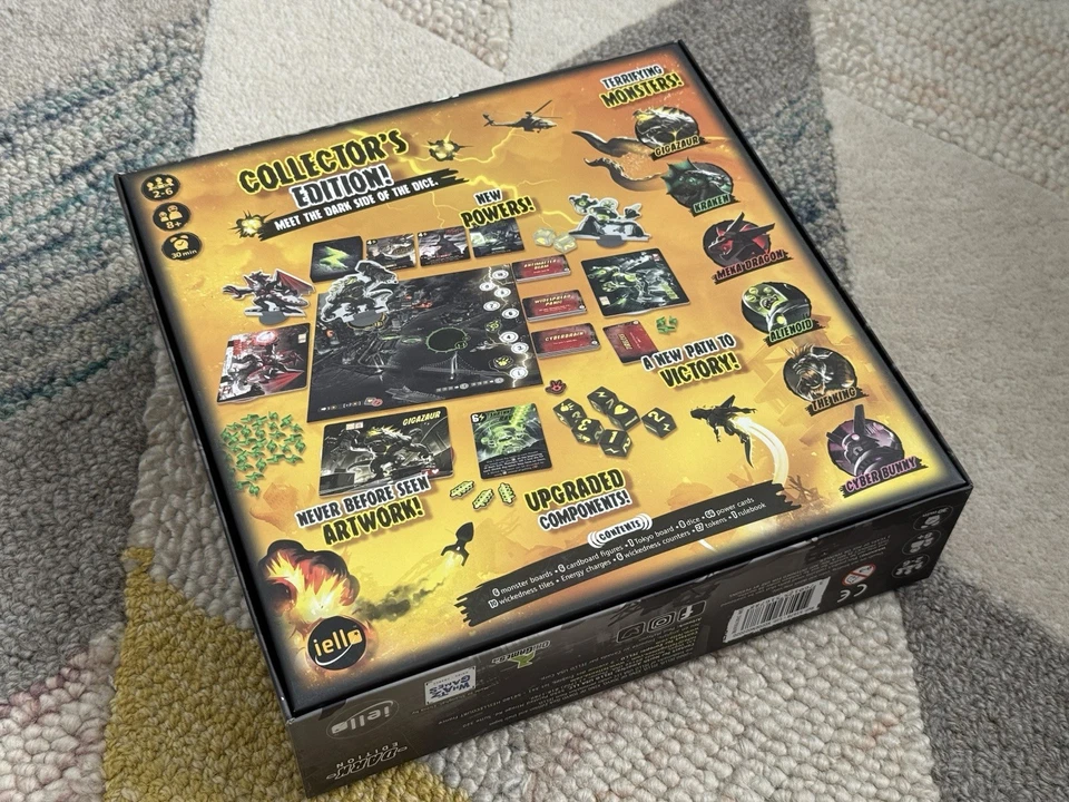 King of Tokyo: Dark Edition Board Game - COMPLETE - OOP IELLO - FREE SHIPPING - Image 3 of 4