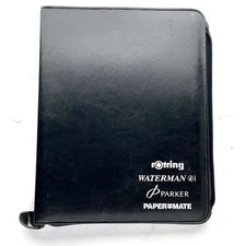 Parker/Rotring/Waterman/Papermate 48-Pen Salesman's Sample Binder, Pre-Owne