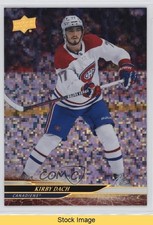 2024-25 Upper Deck Series 2 Rainbow Speckled Foil Kirby Dach #342 READ 3d2