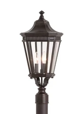 Feiss Lighting-Cotswold Lane-Three Light Post Mount  Traditional Style-9.5 Inch