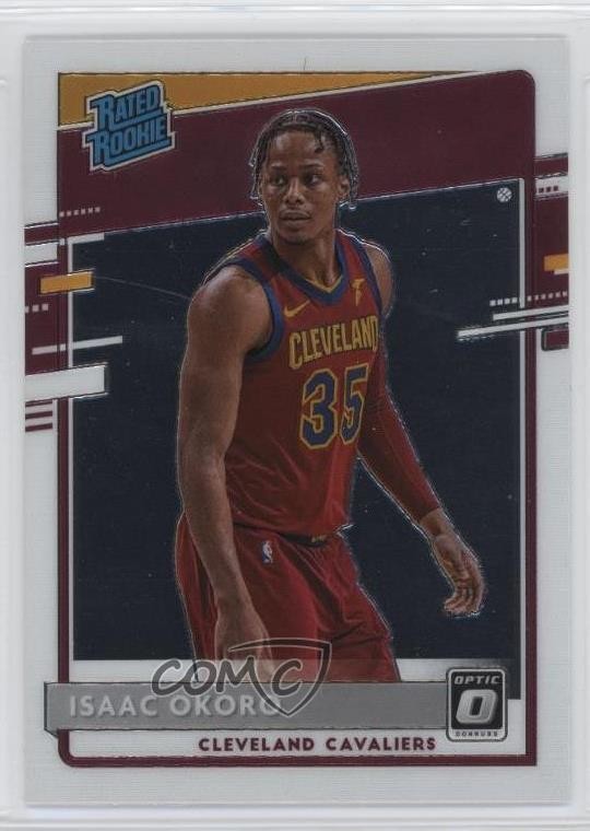 2020-21 Panini Donruss Optic Rated Rookie Isaac Okoro #155 Rookie RC 17t2