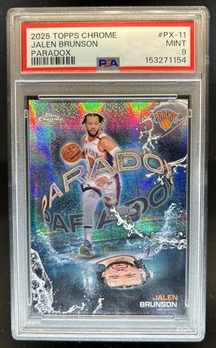 2025 Topps Chrome Jalen Brunson Base (PSA 9)