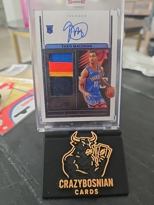 Panini One and One 2020-21 Theo Maledon Relic Auto /49 Rookie