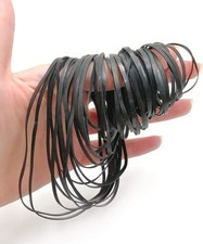 Cassette Recorder Rubber Belts 50PCS 40-135mm Range Width 2mm Rubber Repair