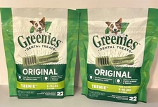 2 Bags Greenies Original Teenie 5-15 Lbs 44 Treats New Exp 9/26 Genuine FASTSHIP