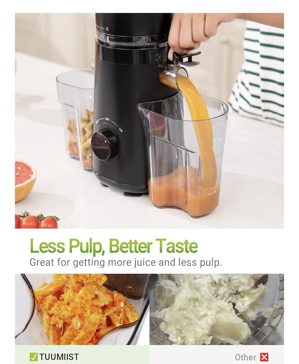 TUUMIIST TM-580SJ Whole Fruits & Vegetables Juicer Cold Press 5.3