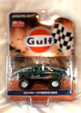 1/64 Greenlight BIG FOOT 1974 Ford F-250 Gulf Chase