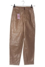 ZARA Pantaloni in ecopelle Donna Pantalone Taglia IT 38 color carne stile casual