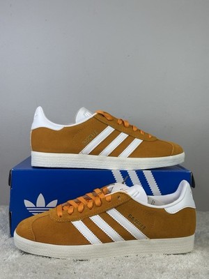 Adidas  Gazelle  Orange/White IG2091 Mens Size 6 NEW