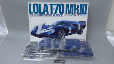 Tamiya 1/12 LOLA T-70 MkIII Racing Car Plastic Model Kit Big Scale