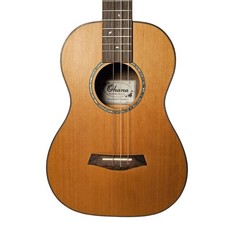 Ohana BK-50ME Baritone Ukulele Solid Cedar Macassar Ebony Slotted Headstock