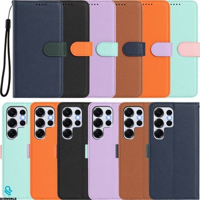 Hülle für Samsung S25 S24 S23 A17 A56 A16 A36 A06 Wallet Case Magnet Handyhülle