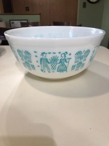 Vintage PYREX Amish Butterprint 2 1/2QT Nesting Mixing Bowl #403  Pre owned EUC