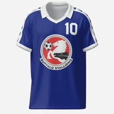 Buffalo Stallions - 1980 1981 home soccer jersey Replica Retro shirt, MISL LEAGU
