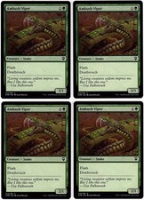 MTG Commanders Legends Ambush Viper x 4 (Common)