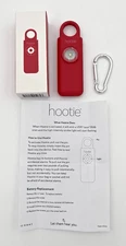 HOOTIE Personal Safety Keychain Alarm - 130dB Siren & Light Self Defense - RED