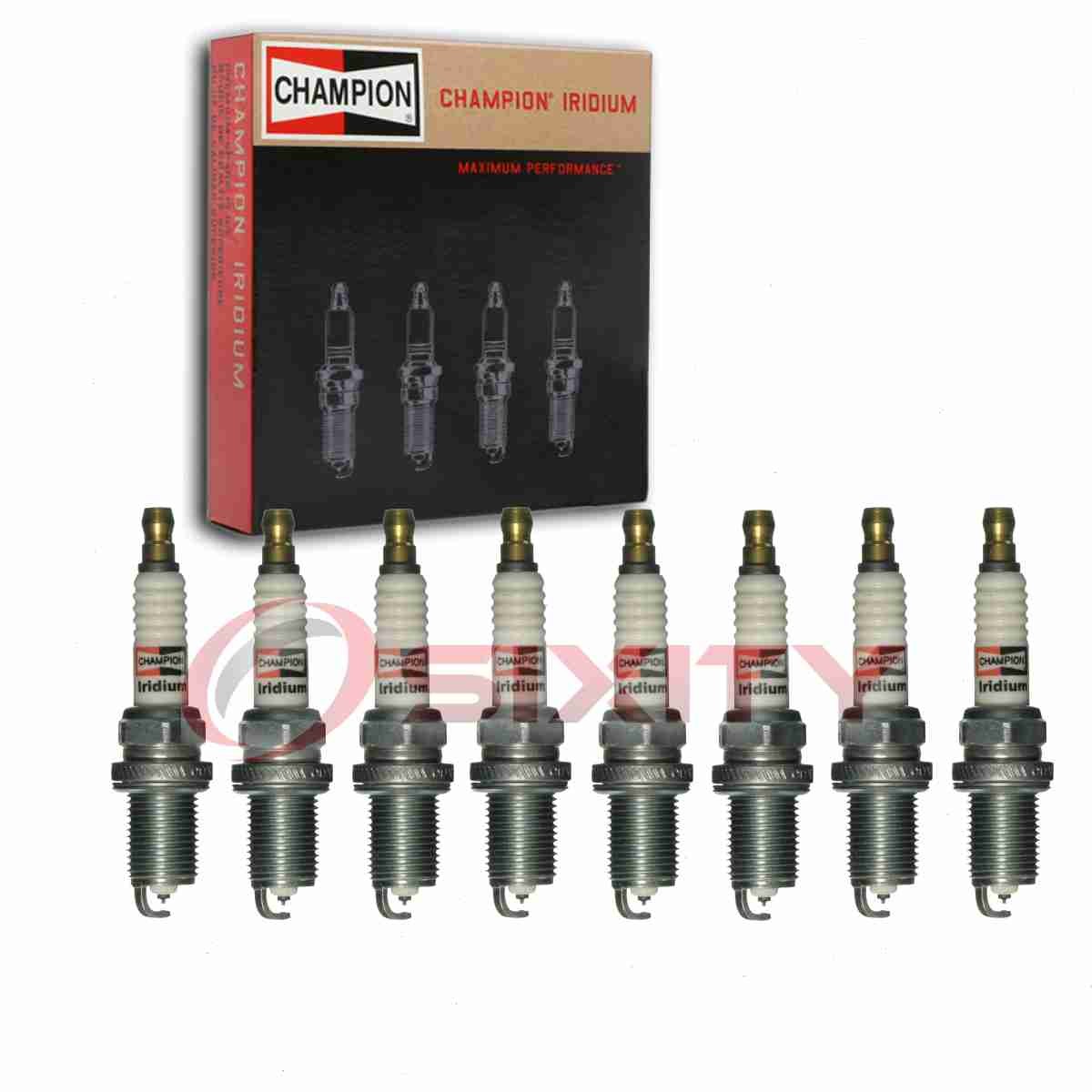 8 pc Champion Iridium Spark Plugs for 2003-2006 Porsche Cayenne 4.5L V8 lu