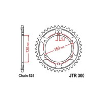 Yamaha FZ8 N Abs (RN255 RN256) 800 Stahl-Kette & Ritzel 46Z 525 2011-2015