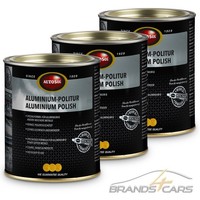 3X 750 Ml Autosol® Aluminium Politur Reiniger Glanz Pflege FÜR Unbehandeltes ALU