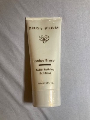 Body Firm Crepe Erase FACIAL REFINING EXFOLIANT 6 oz / 180 ml *NEW* SEALED
