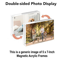 5 x 7-Inch Double-Sided Magnetic Acrylic Picture Frames 3 