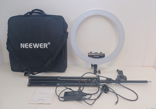 Neewer RP18 Ultra thin LED Ring Light 18 Inch Video Studio Kit Stand F6 P870