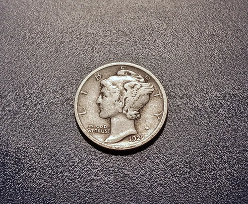 Nice VF 1921-P Mercury Dime (semi-key date)