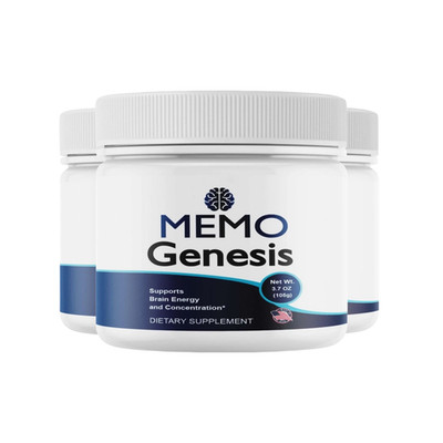 (3-Pack) Memo Genesis Powder   MemoGenesis Powder Supports Brain Health