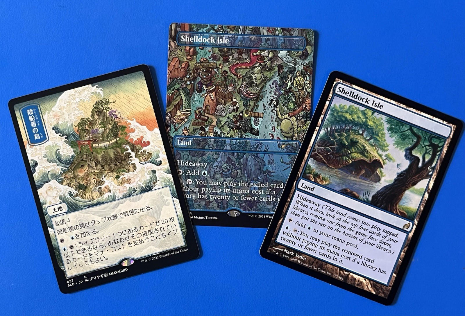 Shelldock Isle Secret Lair Drop #437 + #230 and Lorwyn 272/301 NEAR MINT MTG