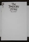 IDW Twilight ZOne (2025) #1 BLANK Sketch Cover Variant -